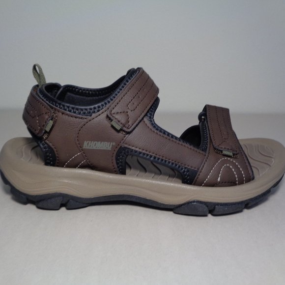Khombu Size 10 M WINDSOR Brown Sport Sandals New Men\'s Shoes main image 13